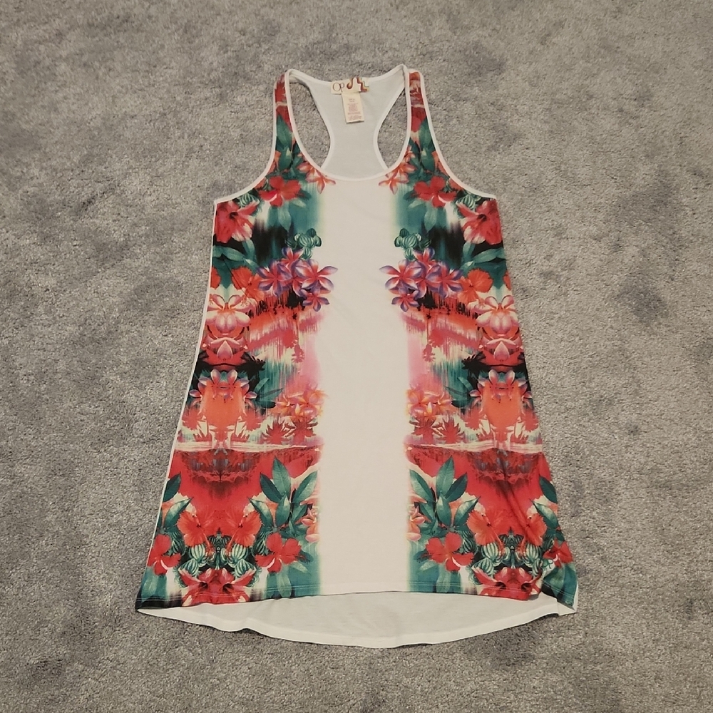 OP Tropical Swim Cover Up Size Small Juniors (3/5)